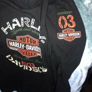 Like New Harley Davidson Long Sleeve Shirt